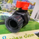 Thumbnail 4 of Спирателен кран сферичен PP/метал 1" М х 1" холендър