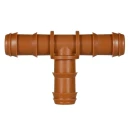 Thumbnail 1 of Тройник Ф16 - за капков маркуч кафяв